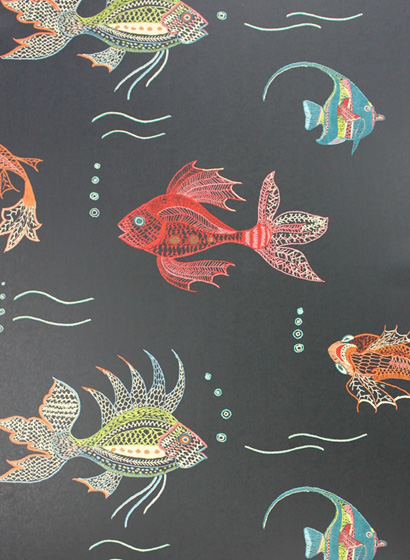 Tapete Aquarium - Black
