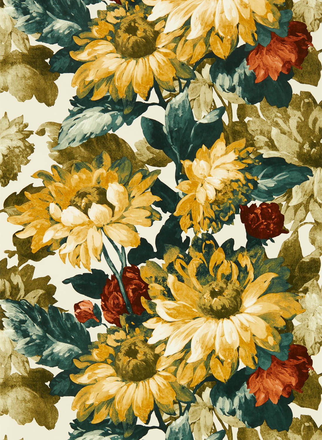 Tapete Sunforest - Olive/ Russet
