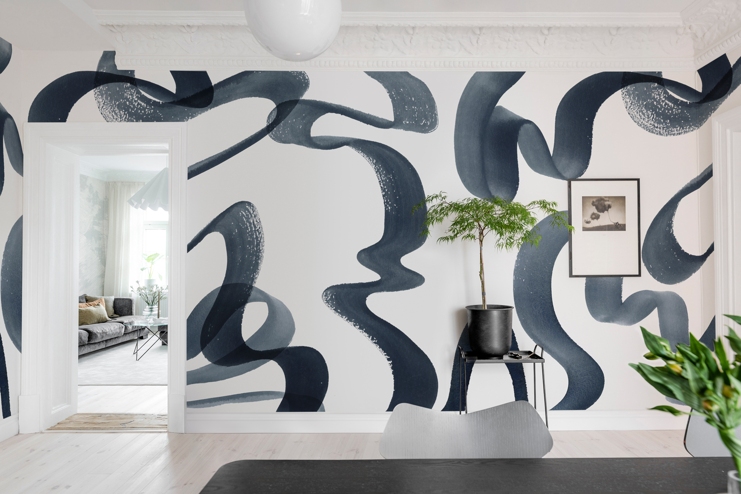 Wandbild Waves - Ink