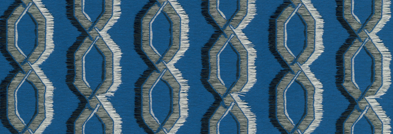 Tapete Franges - Cobalt