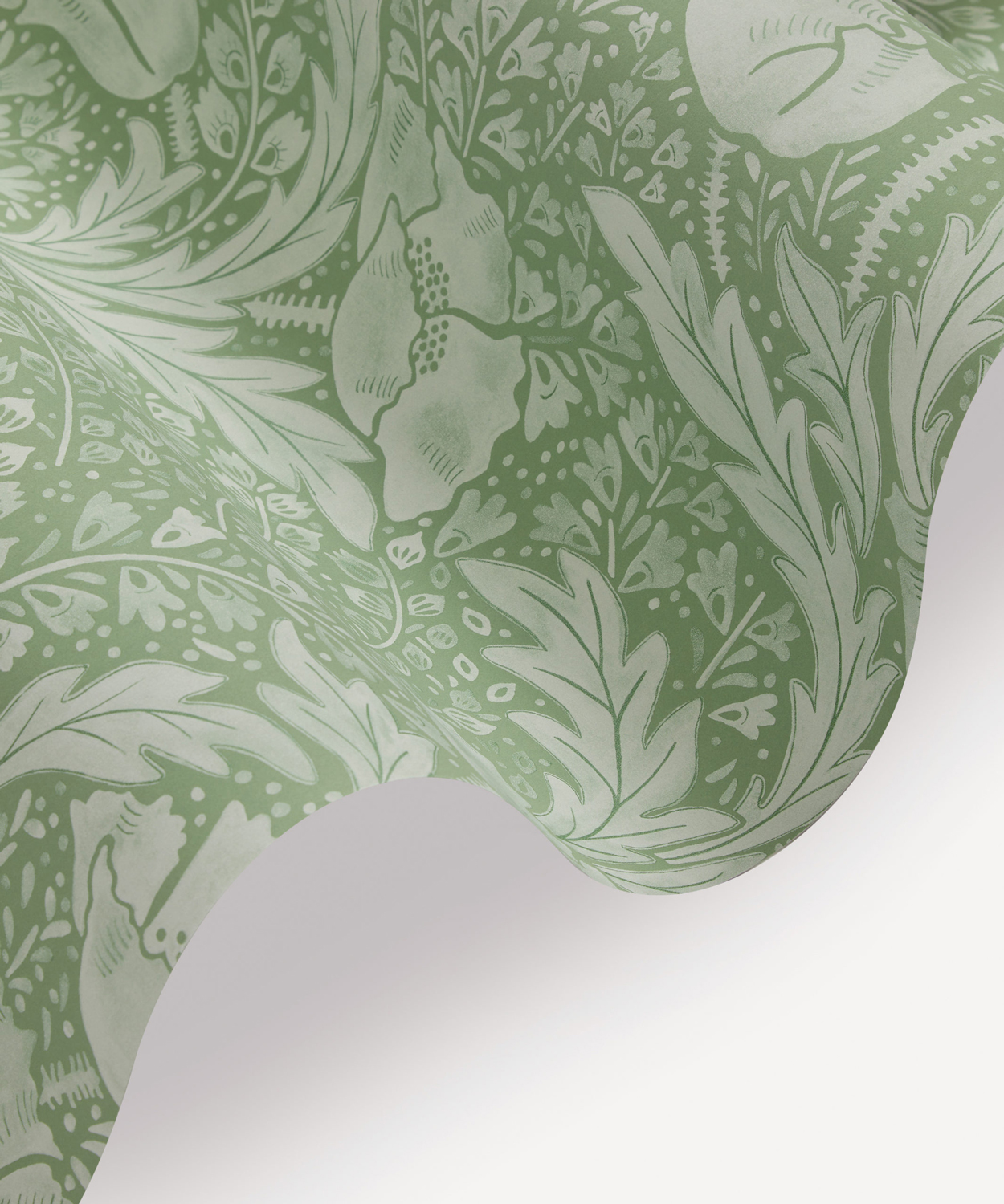 Tapete Tudor Poppy - Fern