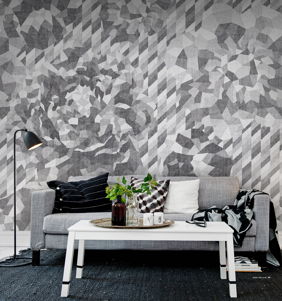 Wandbild Concrete Roses