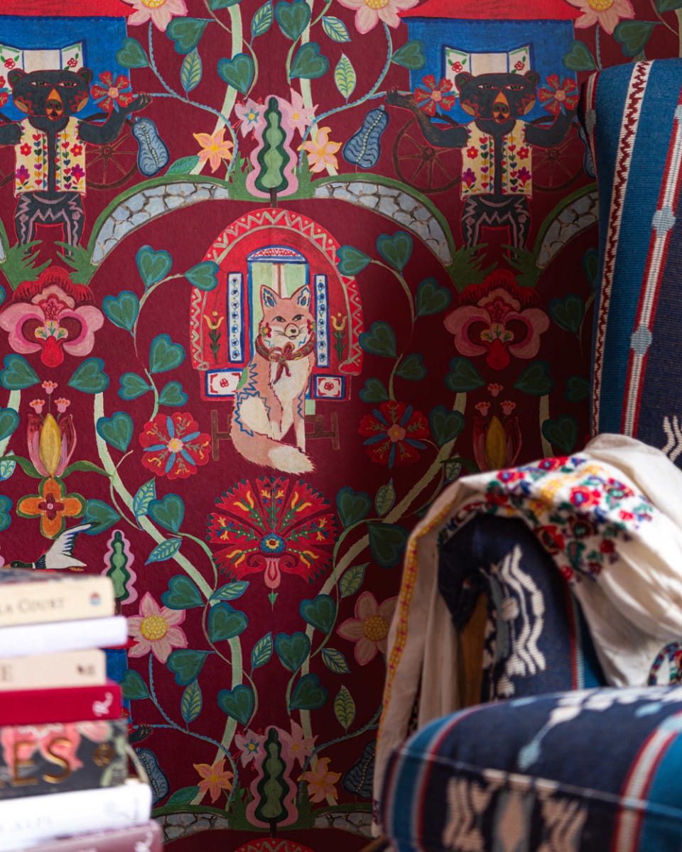 Tapete Gypsy Fairytale - Ruby