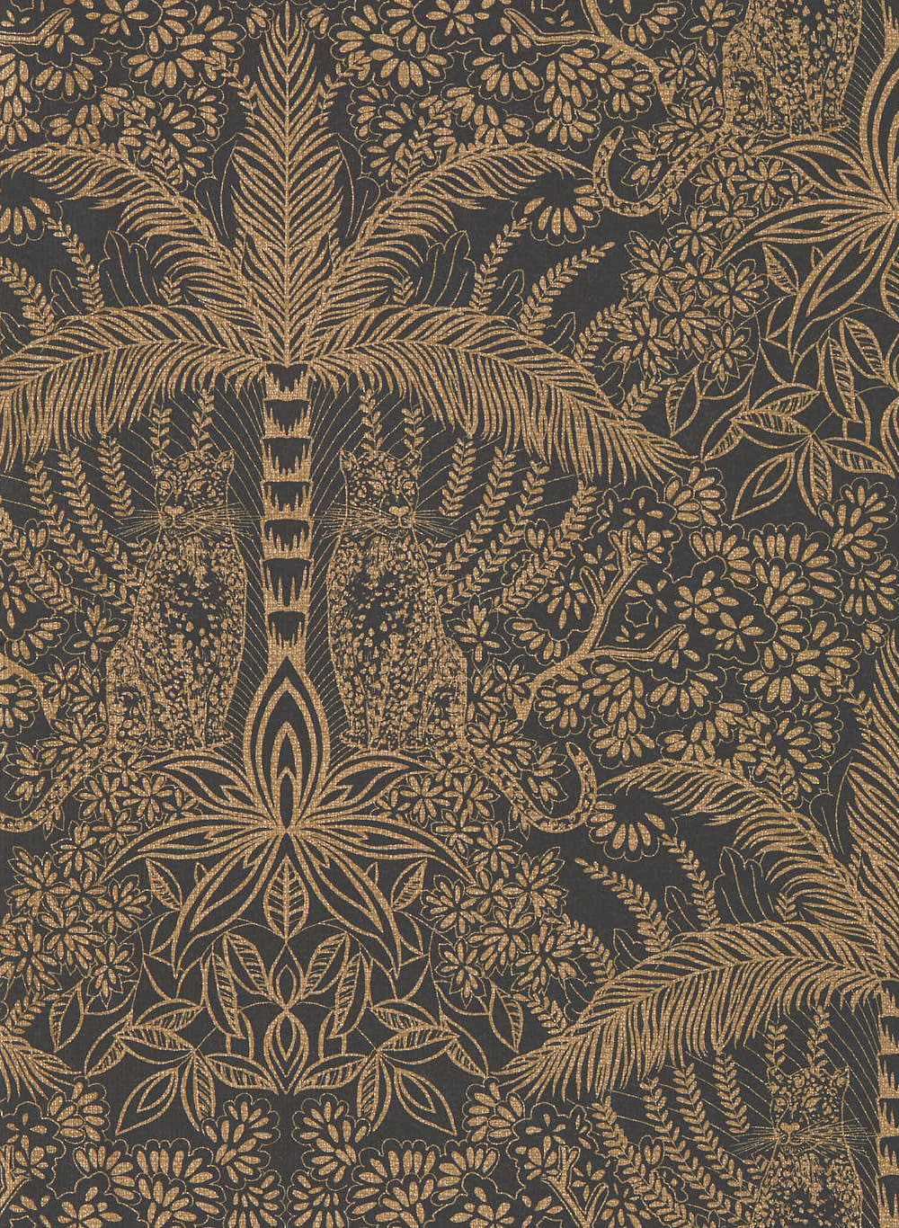 Tapete Leopardo - Antique/ Noir