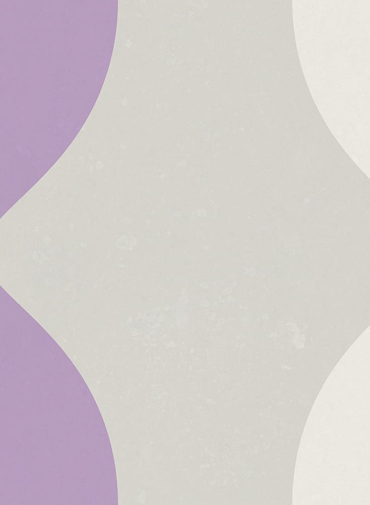 Wandbild Wobbly - Lilac