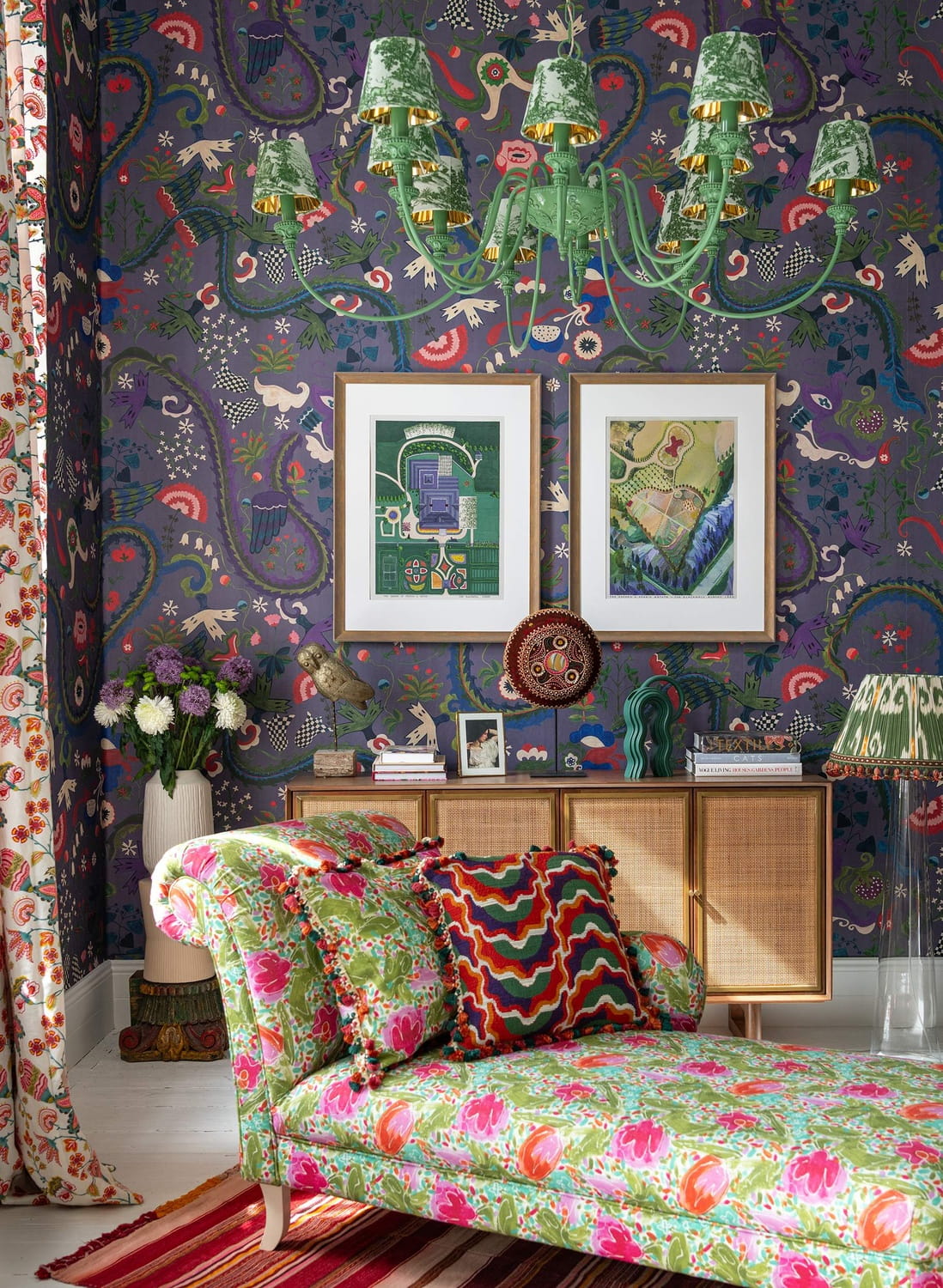 Wandbild Dragon Flower