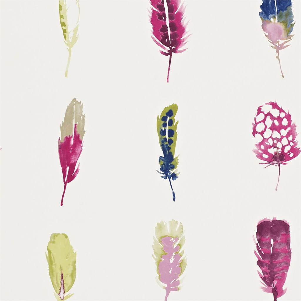 Papier peint Limosa - Loganberry/ Raspberry/ Olive