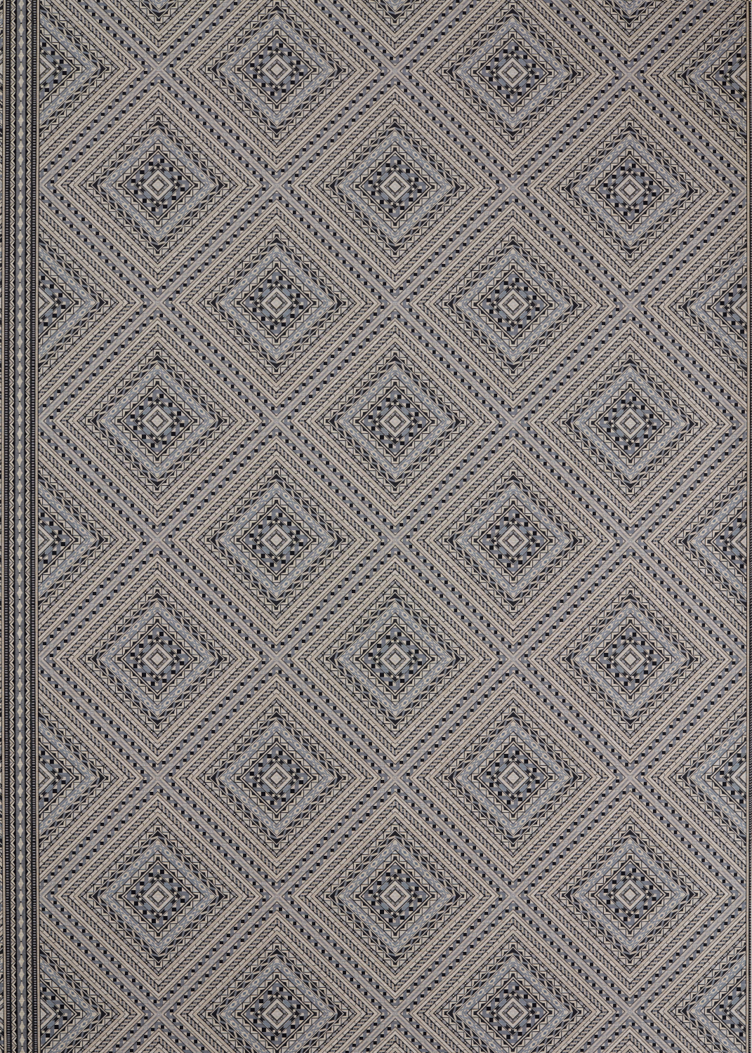 Tapete Marquetry Trellis - Slate