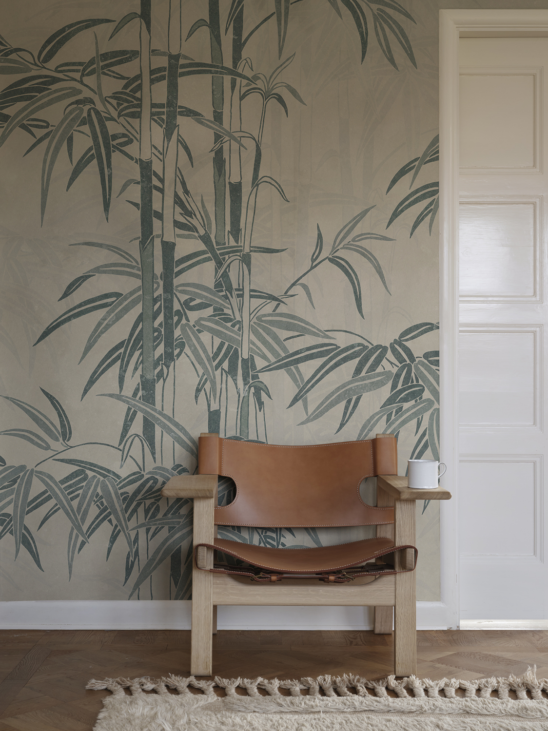 Wandbild Leon Mural - Blue