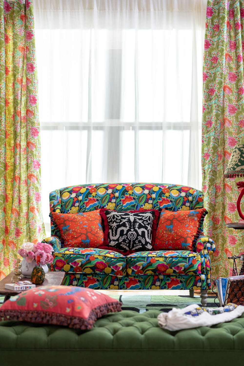 Stoff Queen's Garden - Linen - FB00177