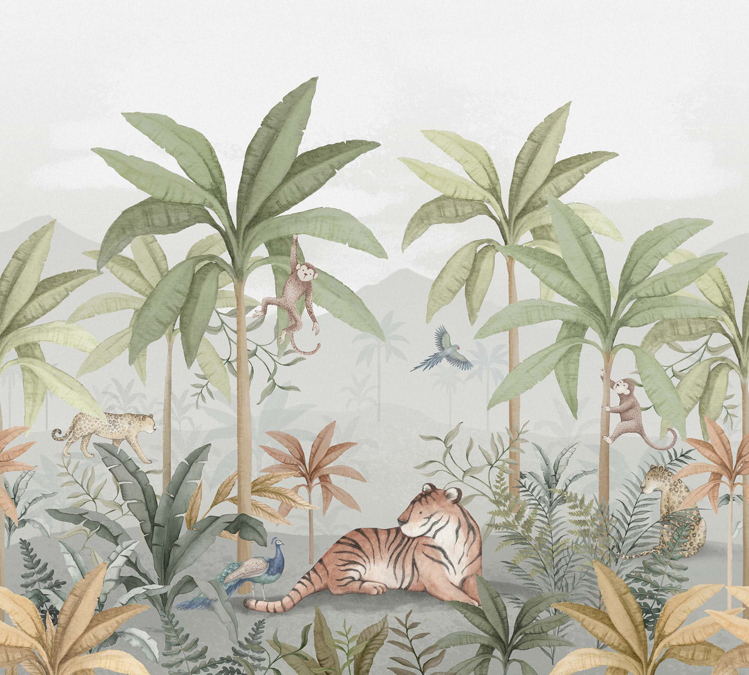 Wandbild Wild Jungle - 6945
