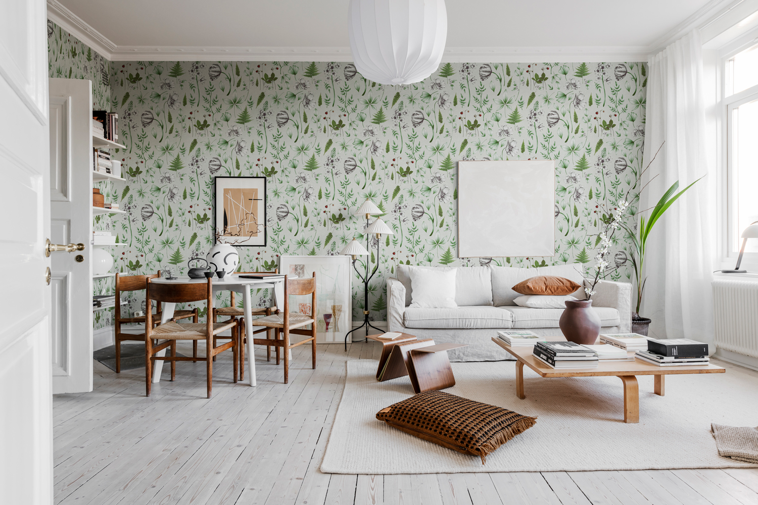 Wandbild Botanical - green