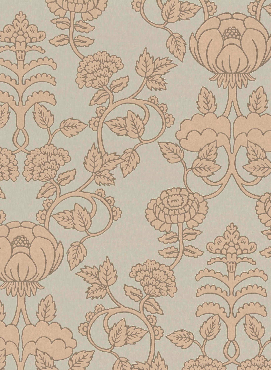Tapete Cheri Spritz - Vintage Blue Green
