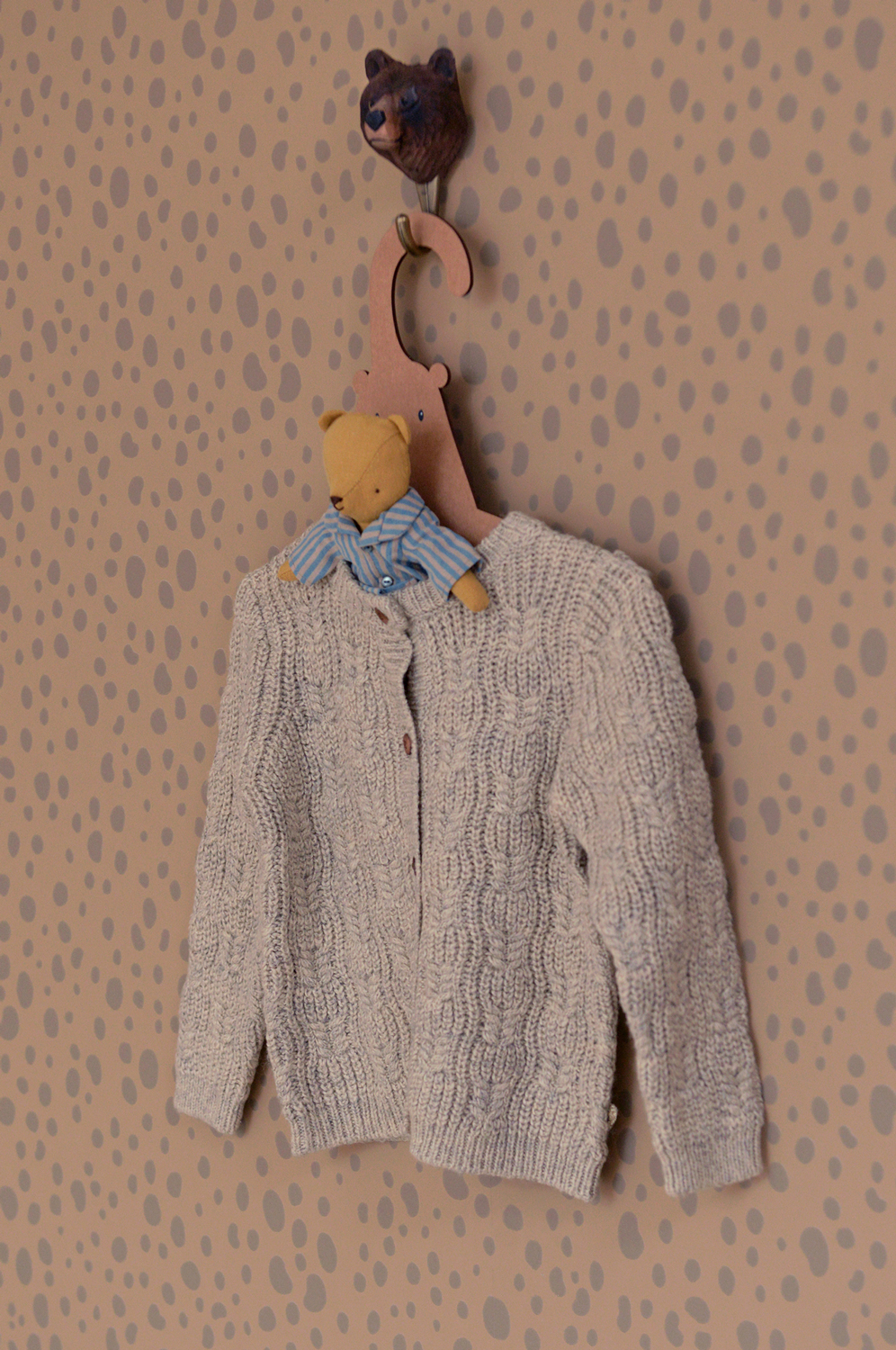 Tapete Animal Dots - Soft Brown