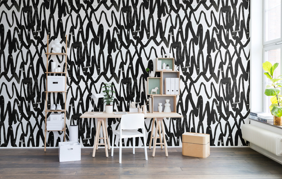 Wandbild Pulse of Passion - Black