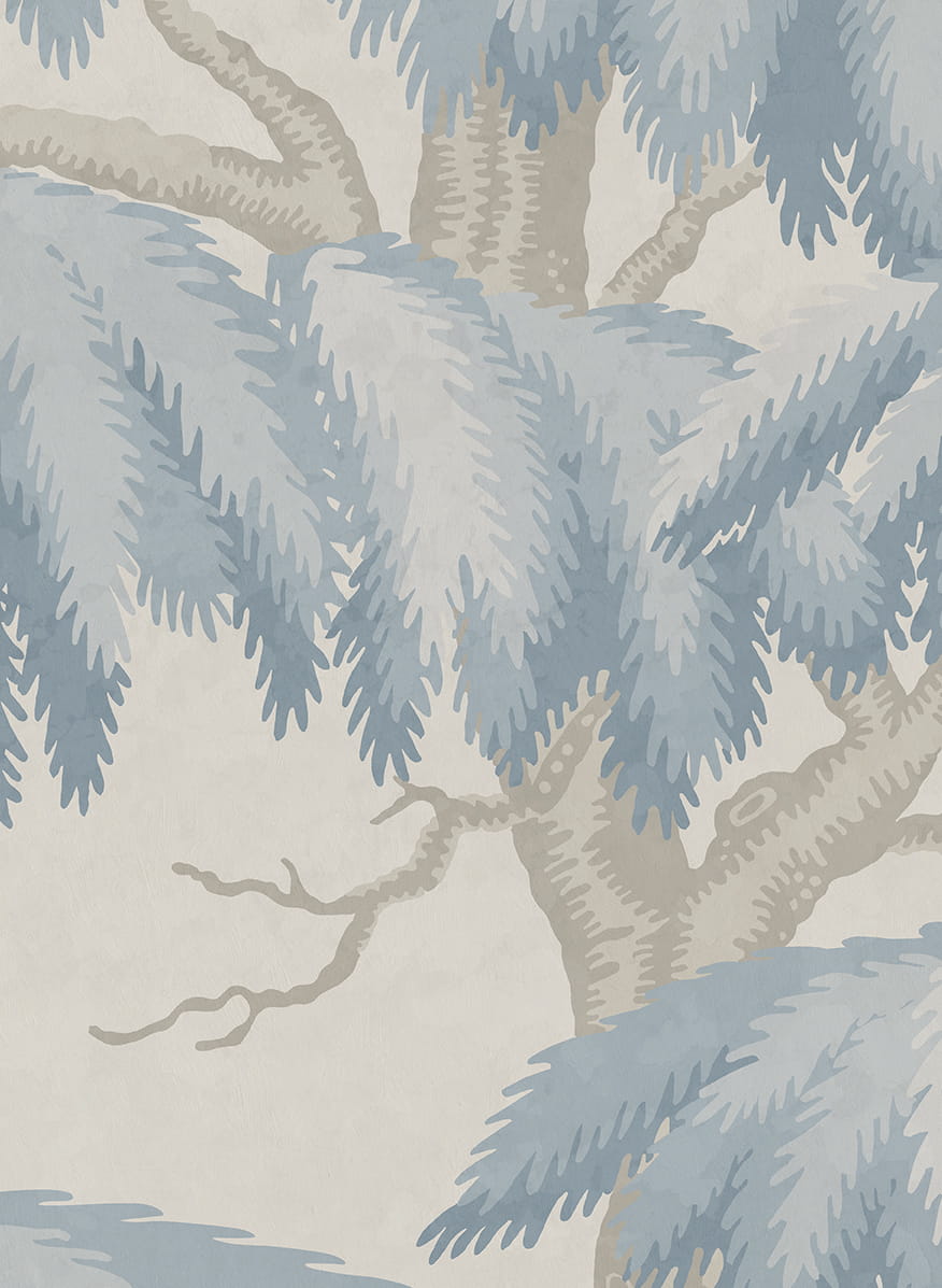 Wandbild Alba - Light Blue