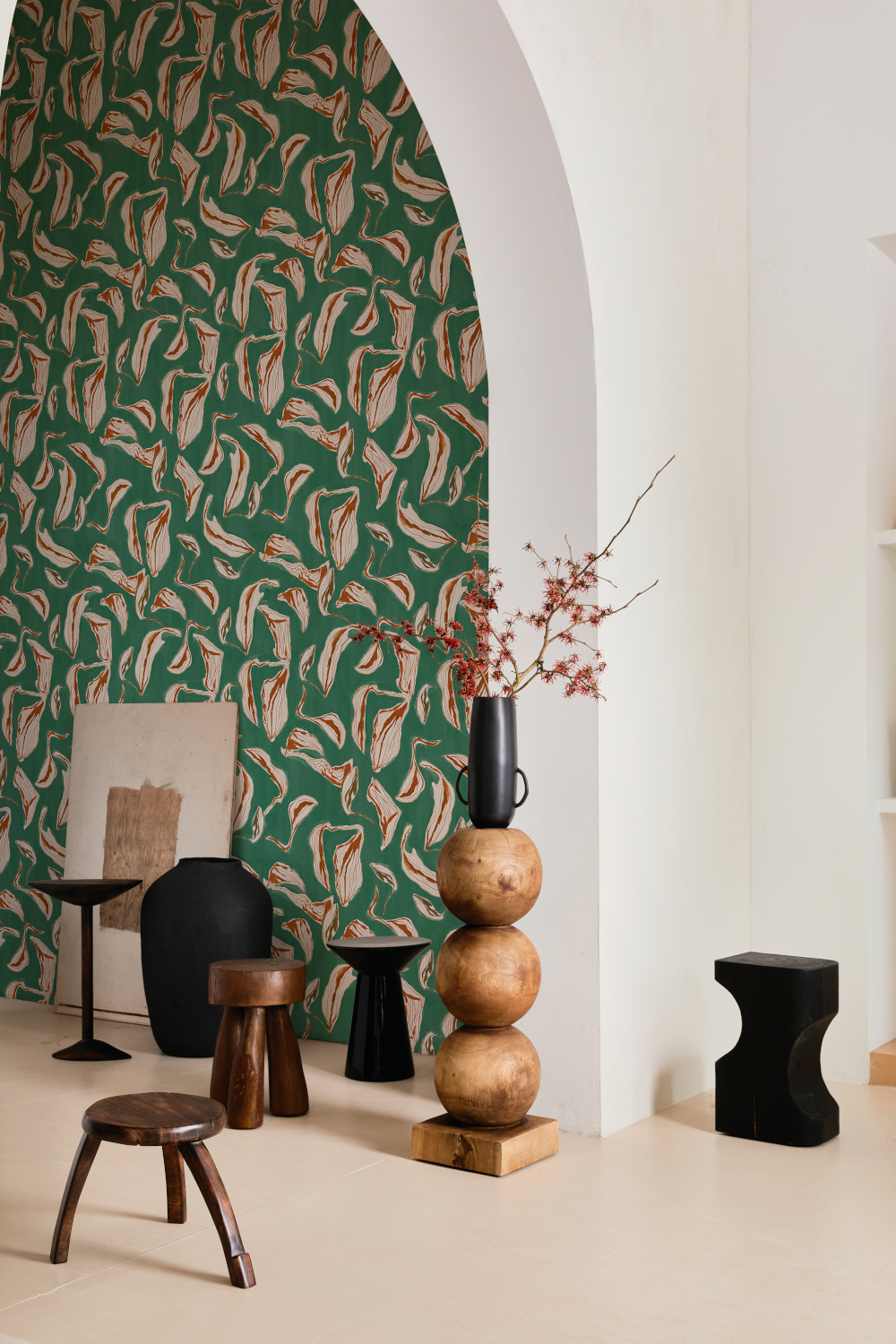 Tapete Moroccan Branches - turquoise