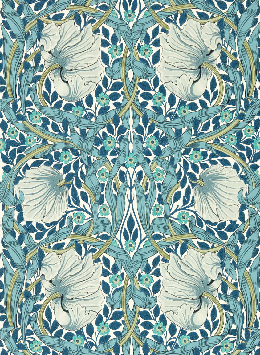 Tapete Pimpernel - Cobalt/ Mineral