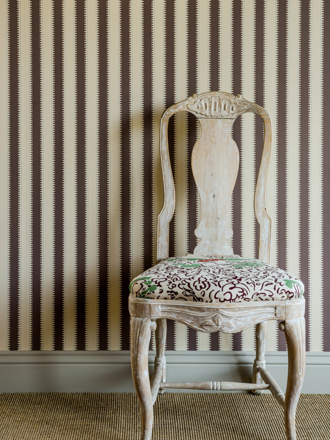 Tapete Jagged Stripe - Marron