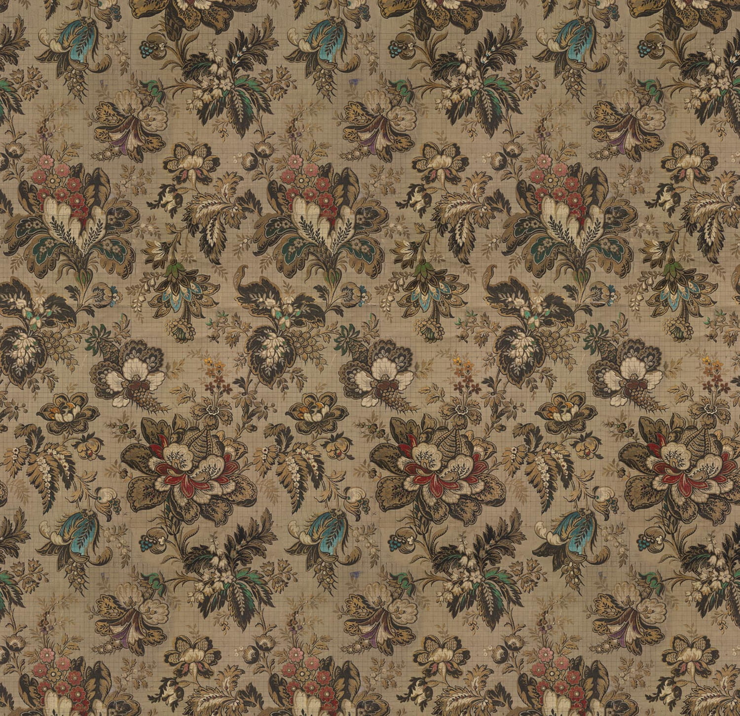Wandbild Big Pattern Bogor - 7 Drops