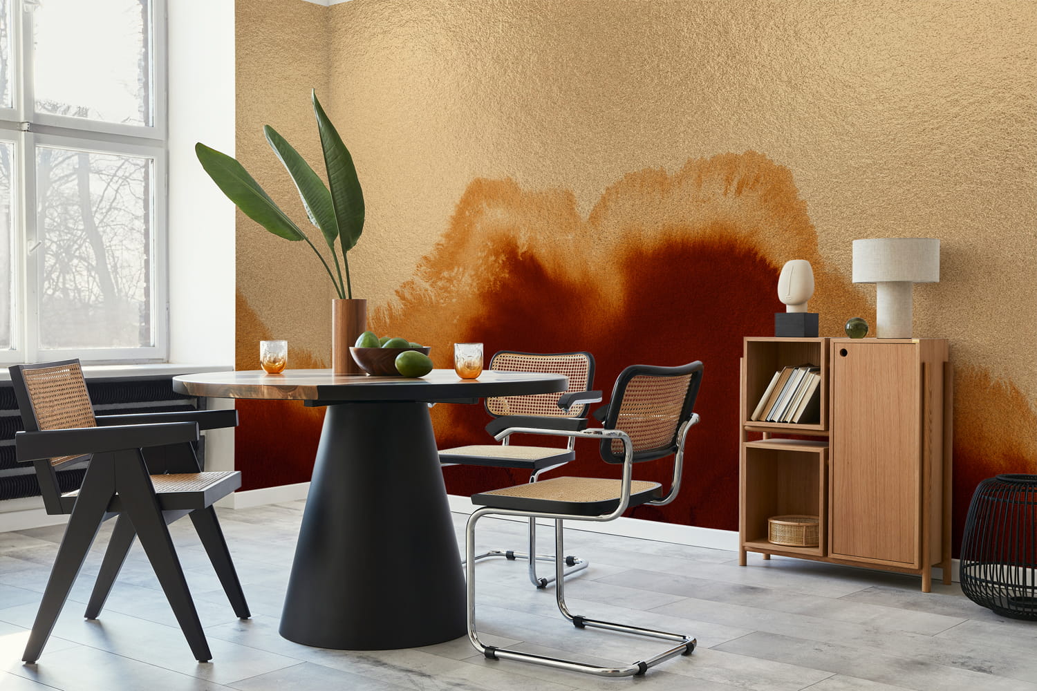 Wandbild Coral Reefs Metallics - Gold