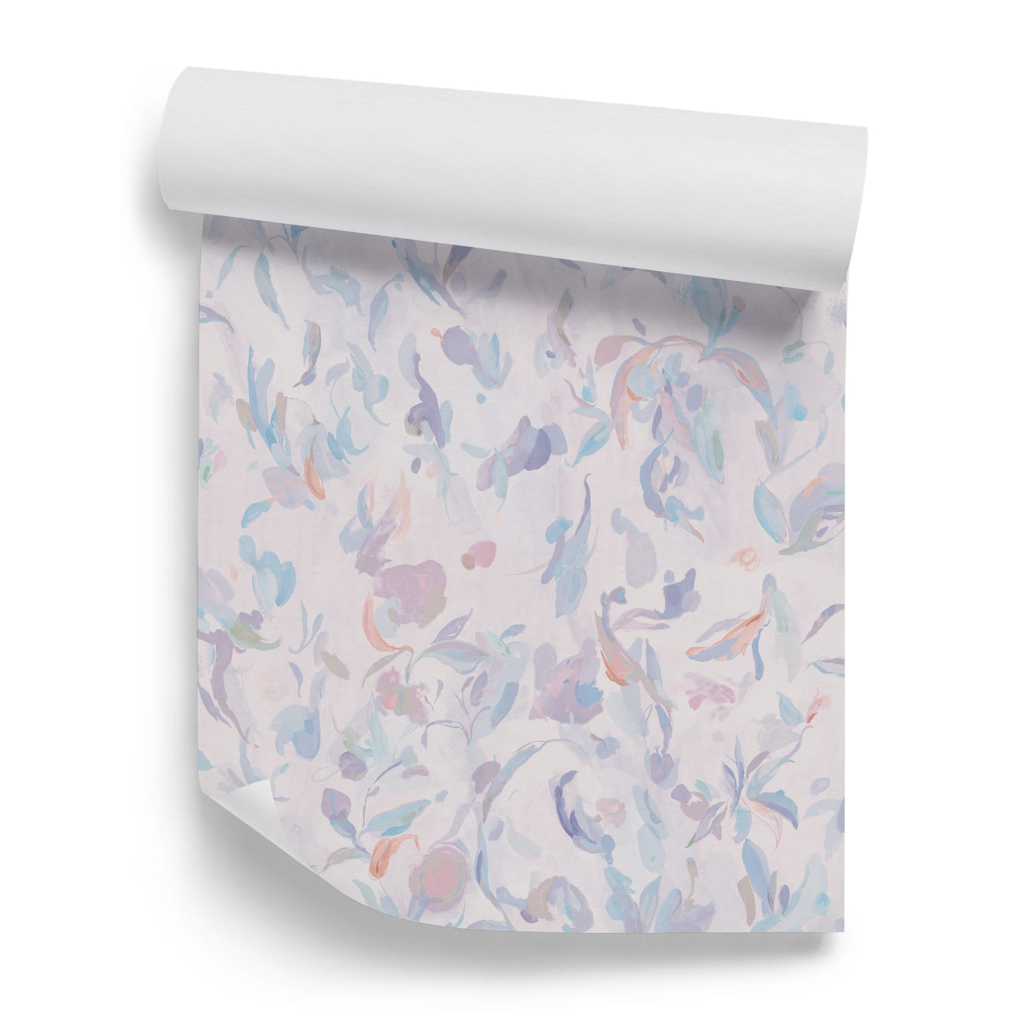 Tapete Abstract Blooms - Violet