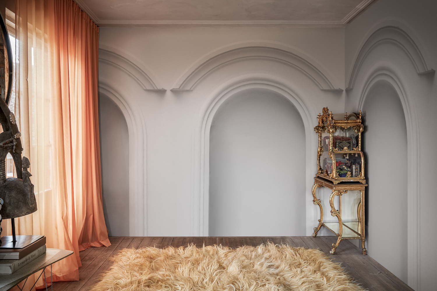 Wandbild Forest Vaults - White