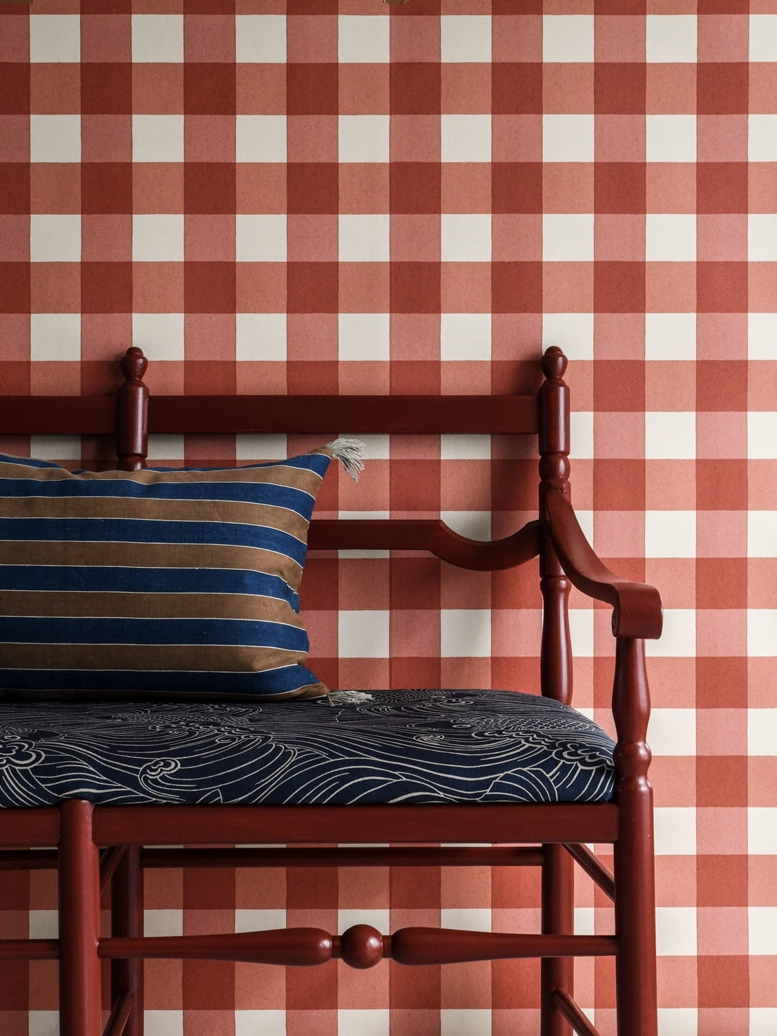 Wandbild Picnic - Brick Red