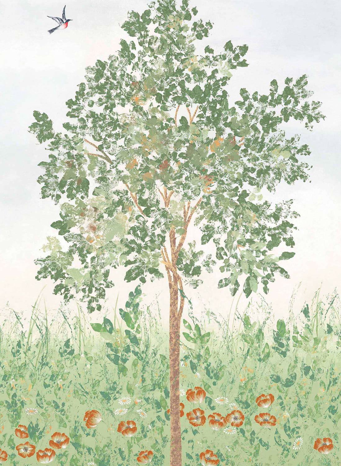 Wandbild Fresco - Naturel Panel A