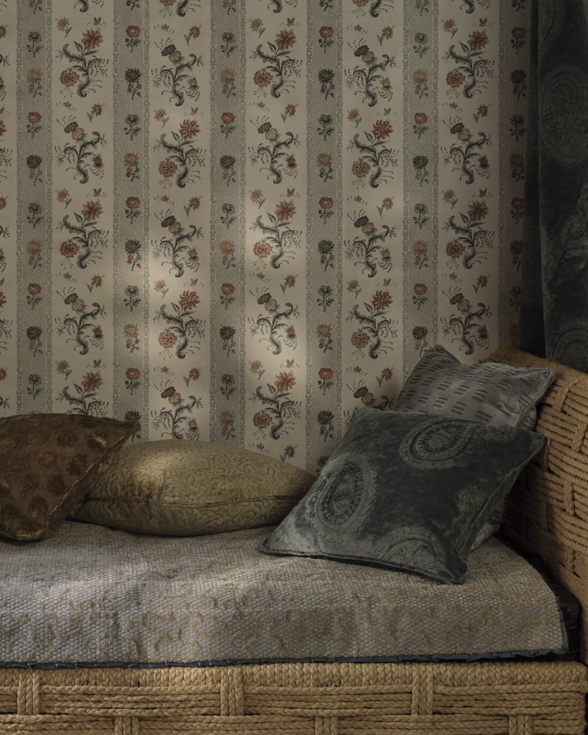 Tapete Papaver Stripe - Tuscan Pink/ Nimbus