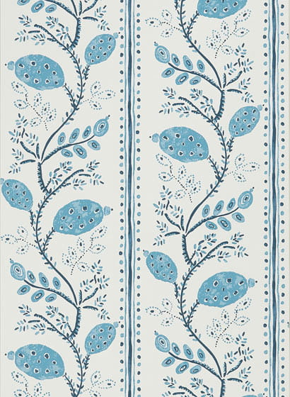 Tapete Pomegranate Trail - Indigo Blue