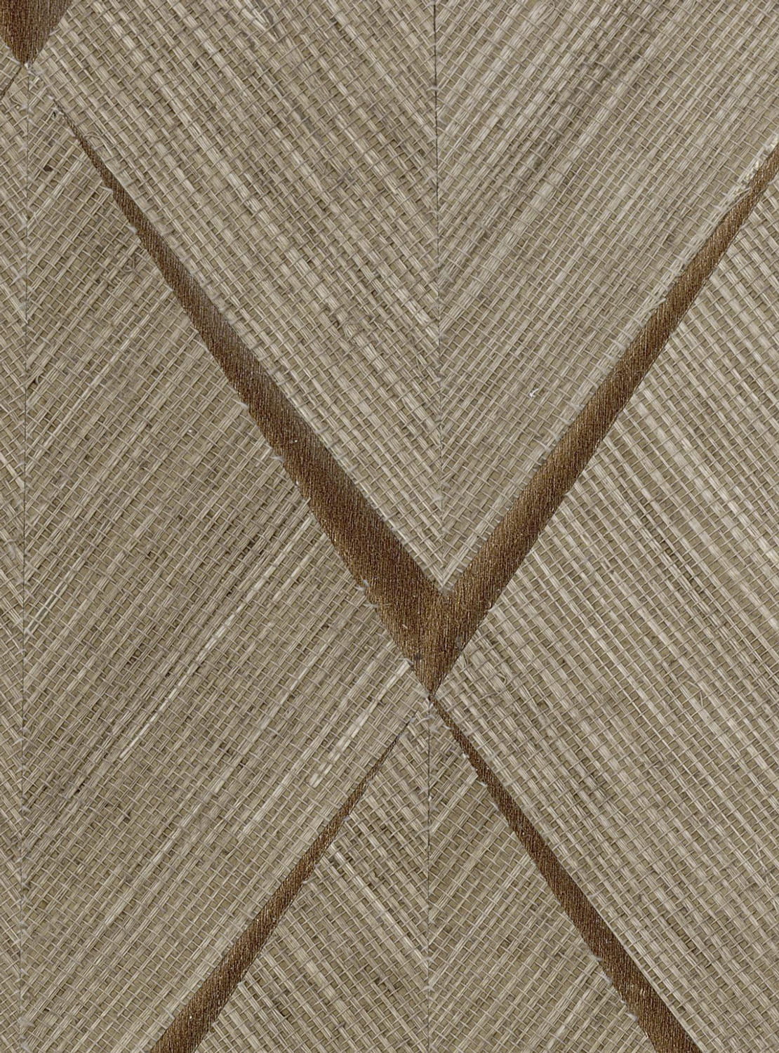 Tapete Sisal Losange - Sable/ Bronze