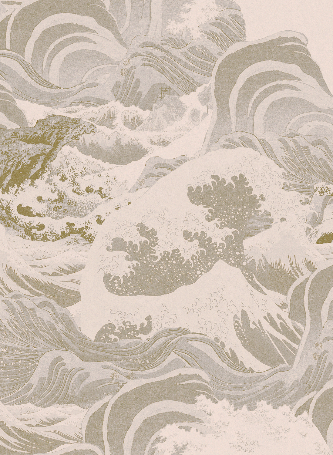 Tapete Sea Waves - Neutral