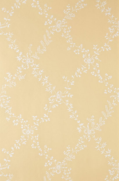 Tapete Toile Trellis - Dorset Cream/ All White