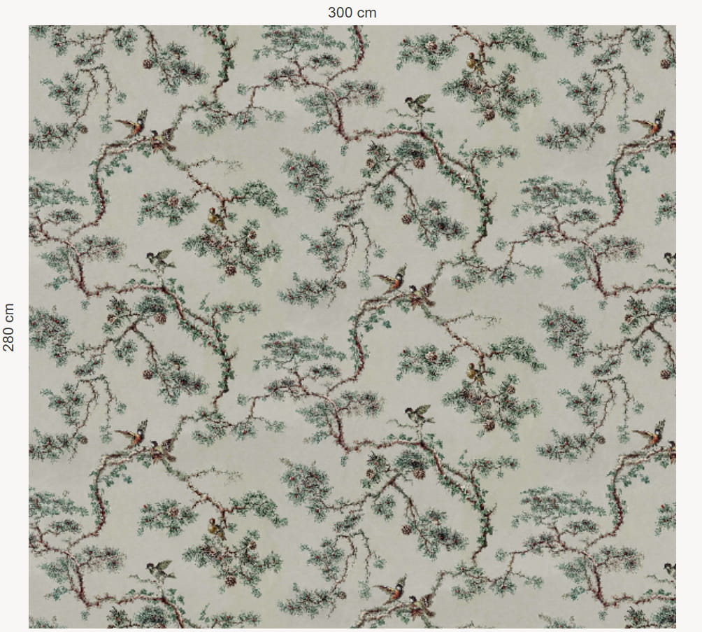 Wandbild Noah Mural - green