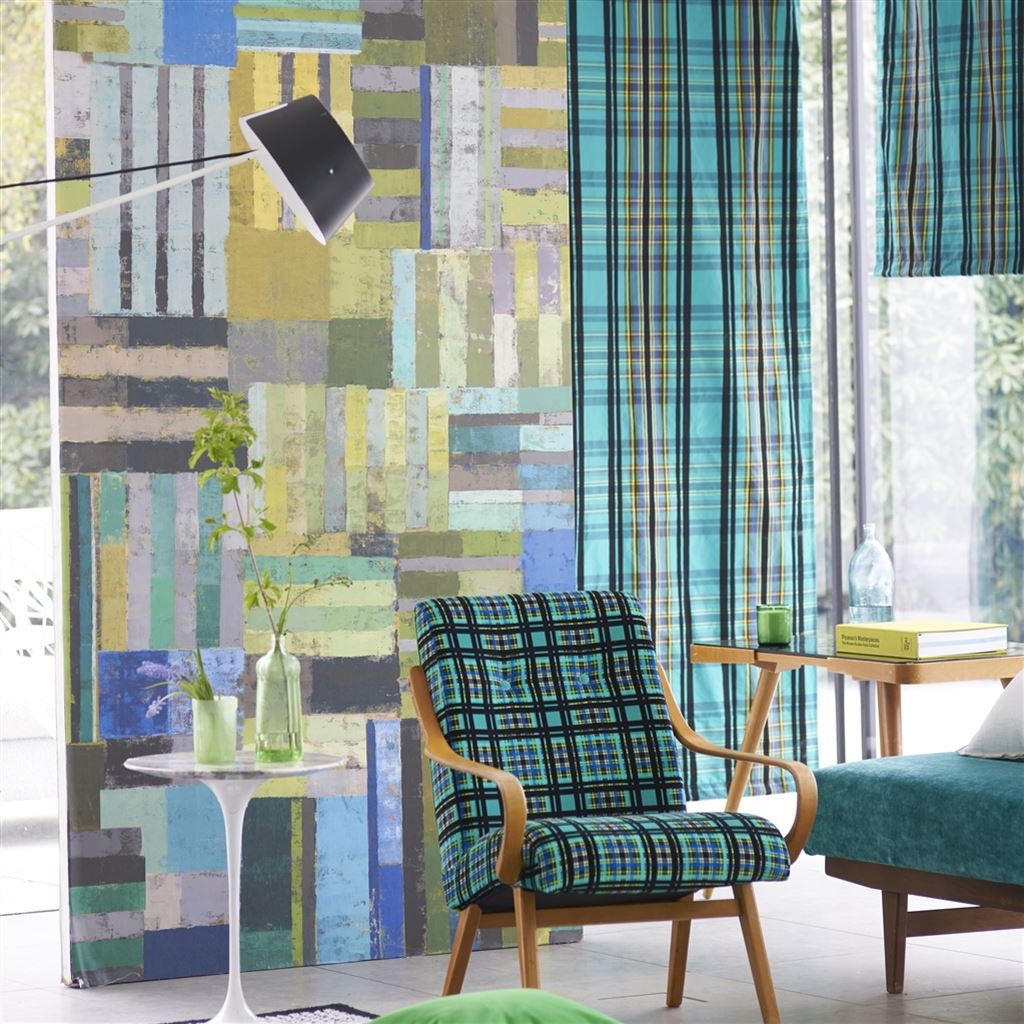 Wandbild Achara - Azure