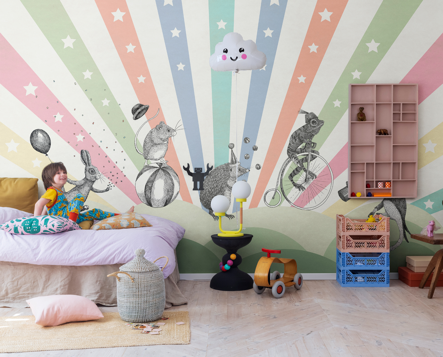 Wandbild Circus - Rainbow