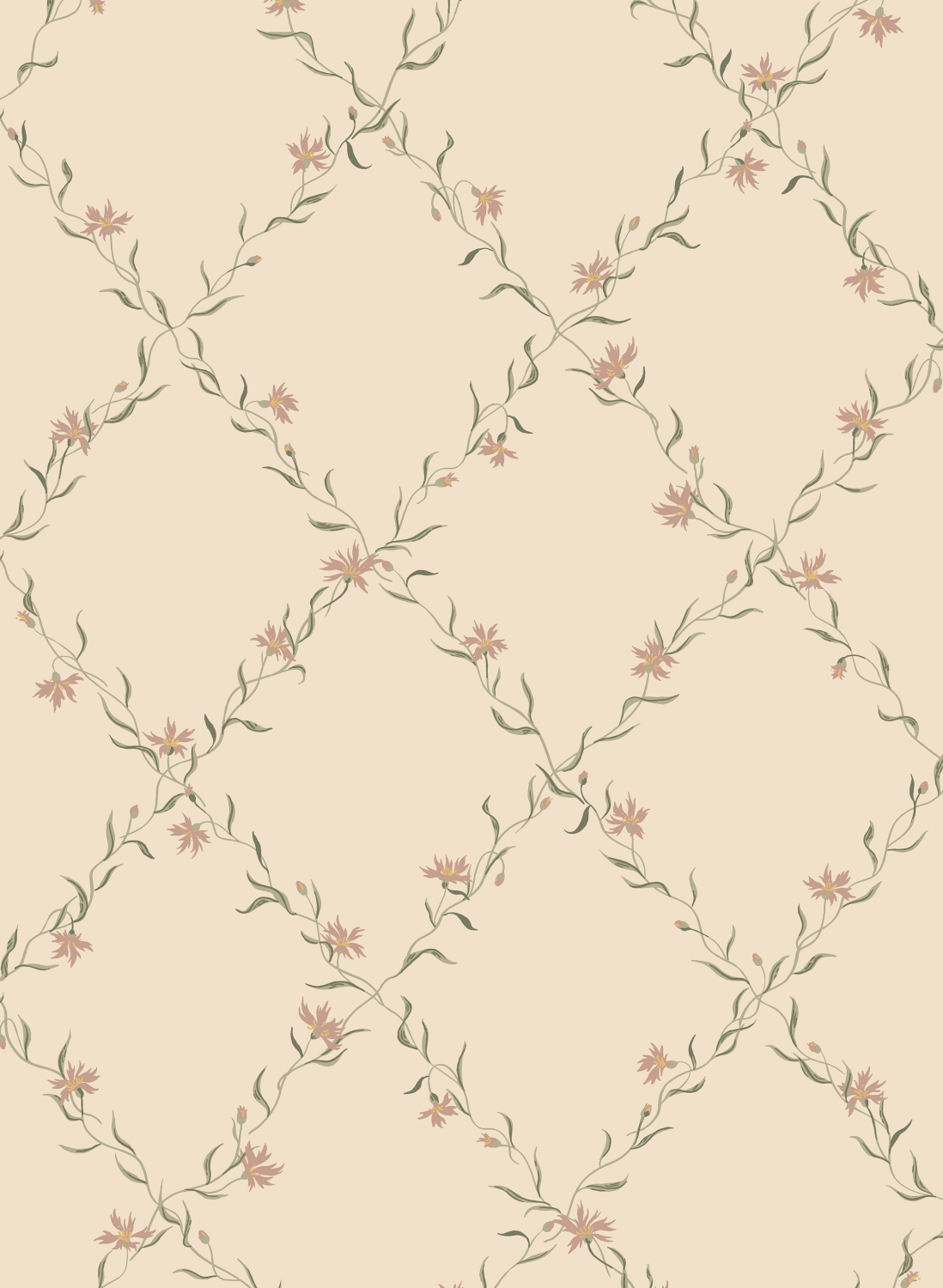 Tapete Ewa - Dusty Pink