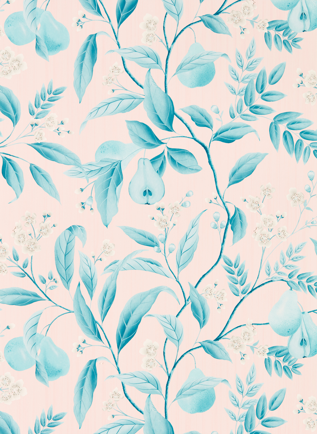 Tapete Marie - Rose/ Lagoon