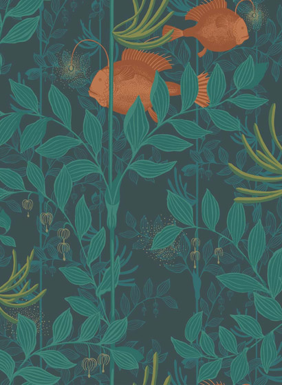 Tapete Nautilus - Dark Green