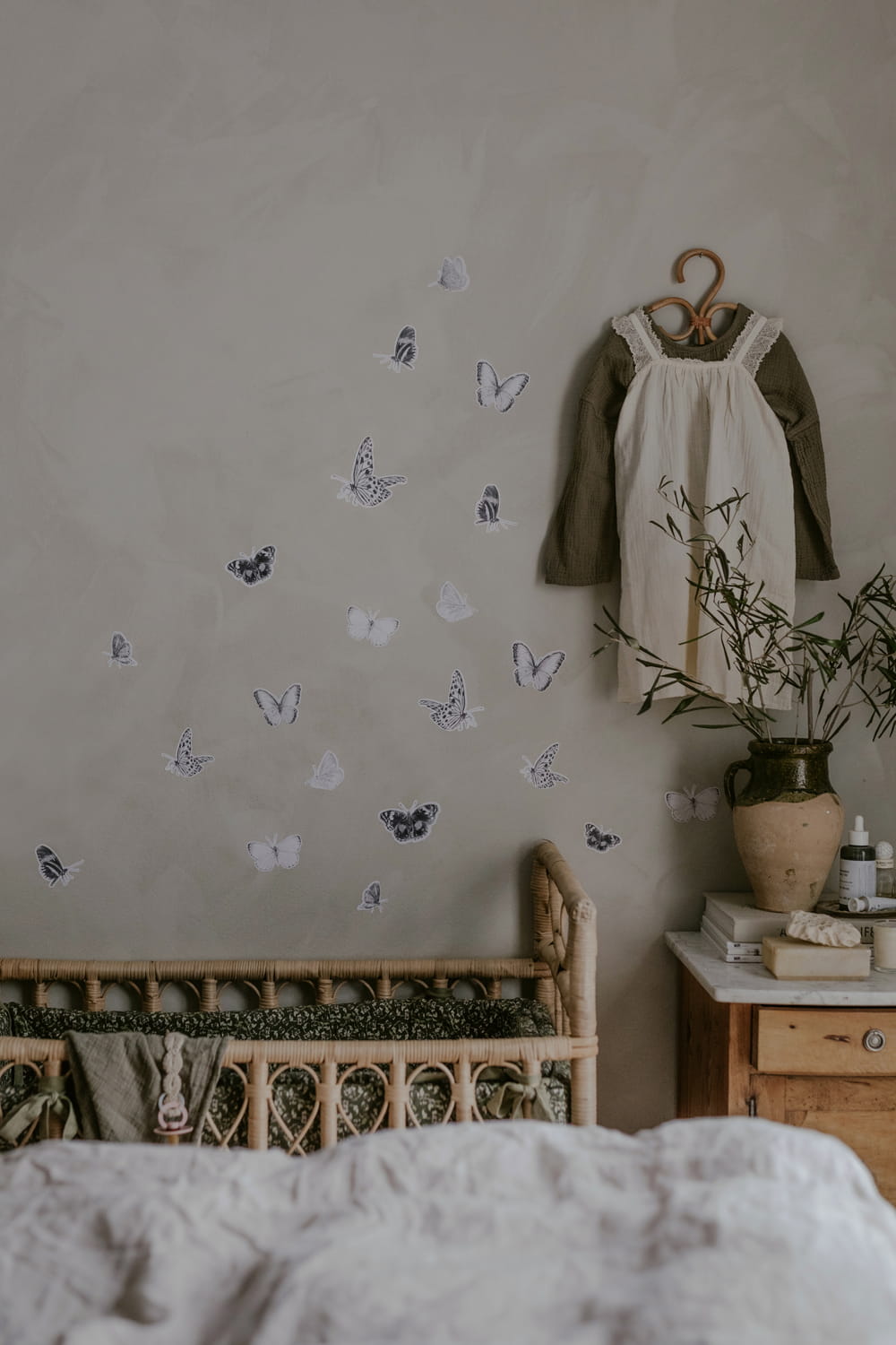 Wandsticker Butterfly - Grey