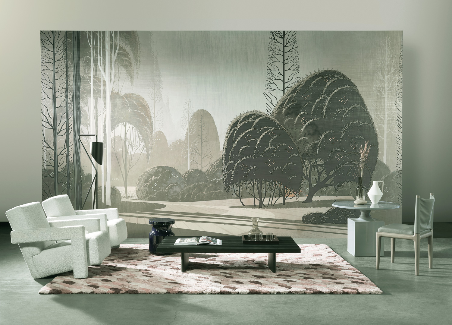 Wandbild Le Jardin Mystique - Dove