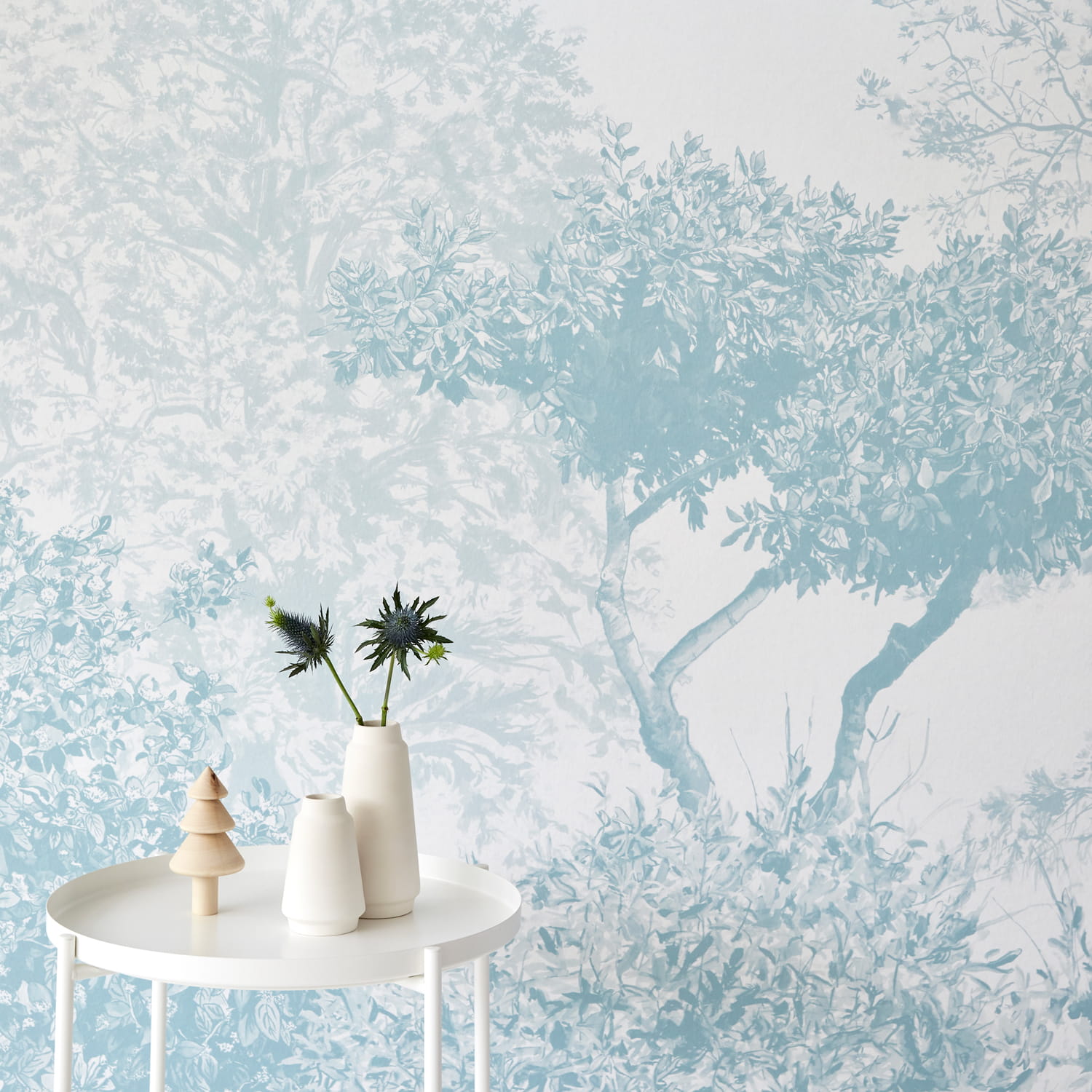 Wandbild Hua Trees - Blue