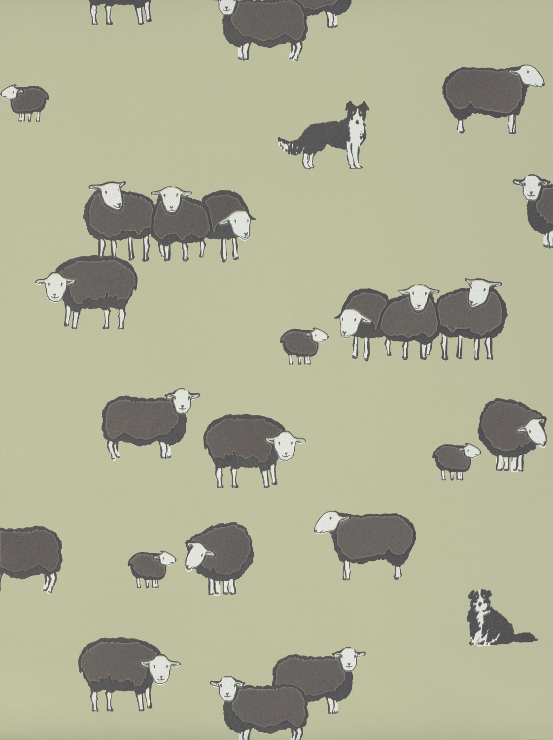 Tapete Nip & Lassie - Kitchen Green