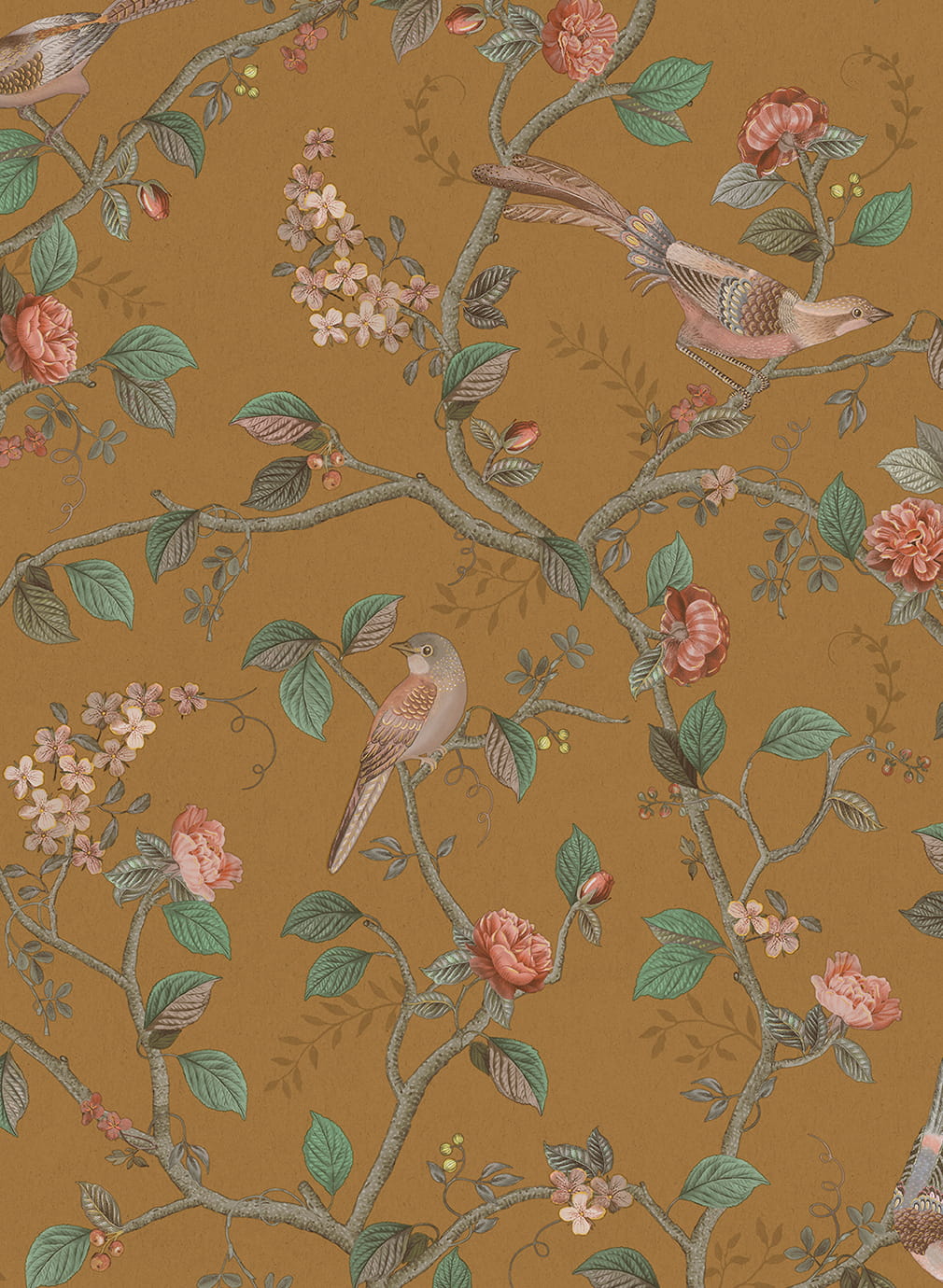 Tapete Good Nightingale - Ochre