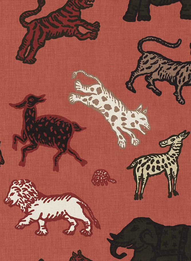 Wandbild Leonard - Red