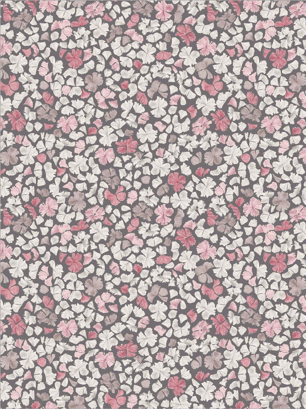 Tapete Feather Flora - Rhubarb