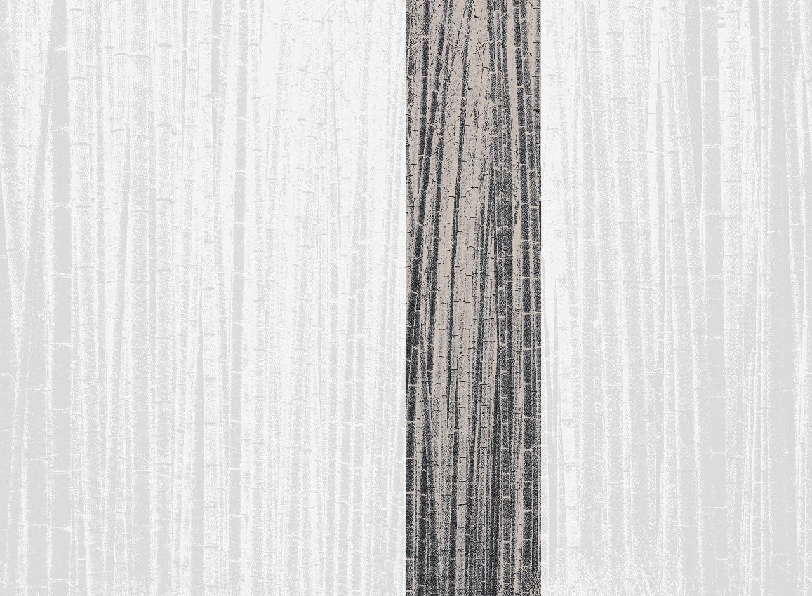 Wandbild Arashiyama - Black Panel 4