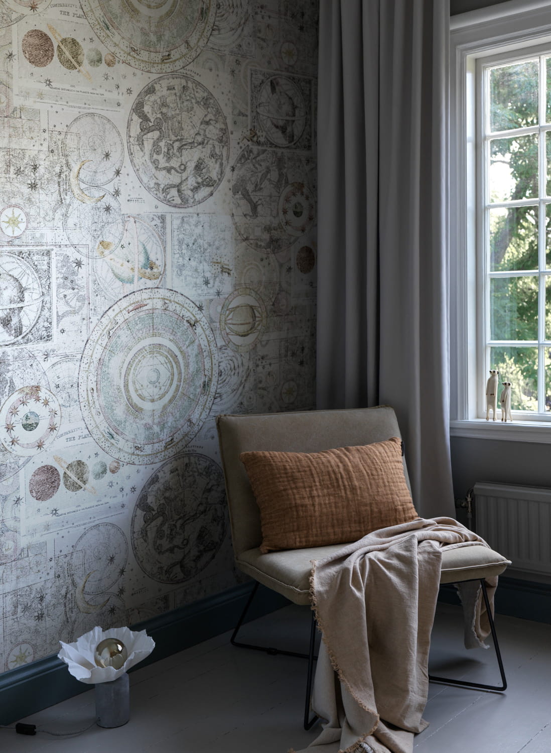 Mural Vintage Star Map