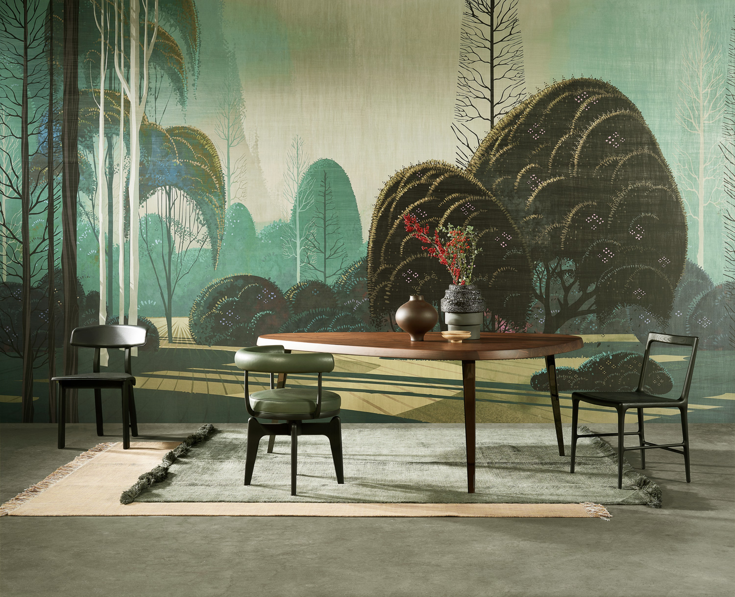 Wandbild Le Jardin Mystique - Fantasy